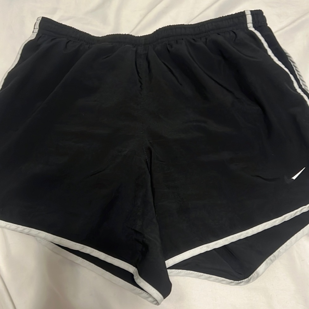 Women black nike shorts